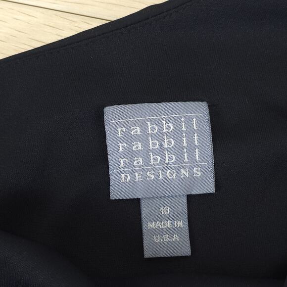 Rabbit Rabbit Designs Dress Women 10 One Shoulder Asymmetrical Hem Gown USA - Picture 7 of 10